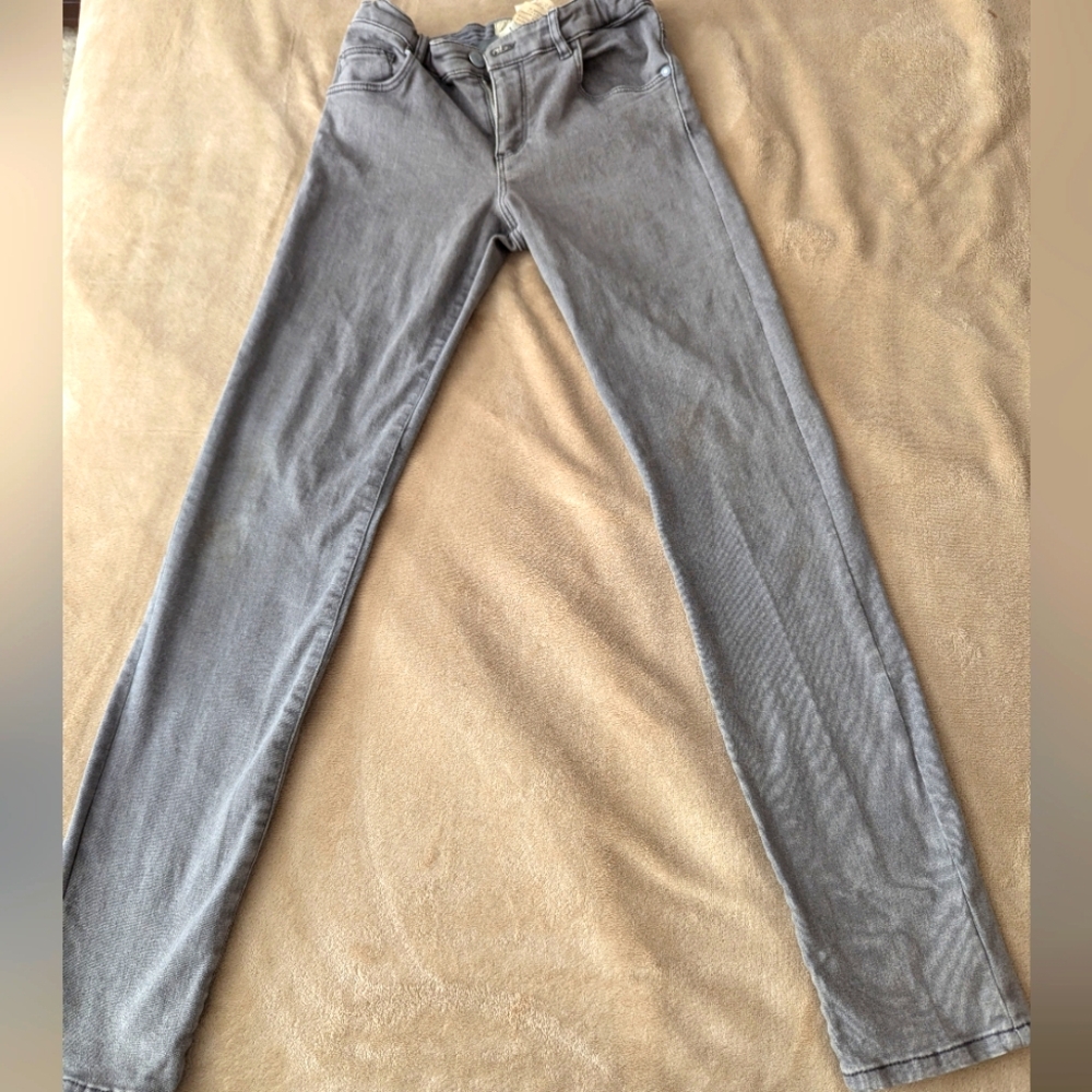 Massimo Dutti Slim Fit Grey Jeans, size 11-12